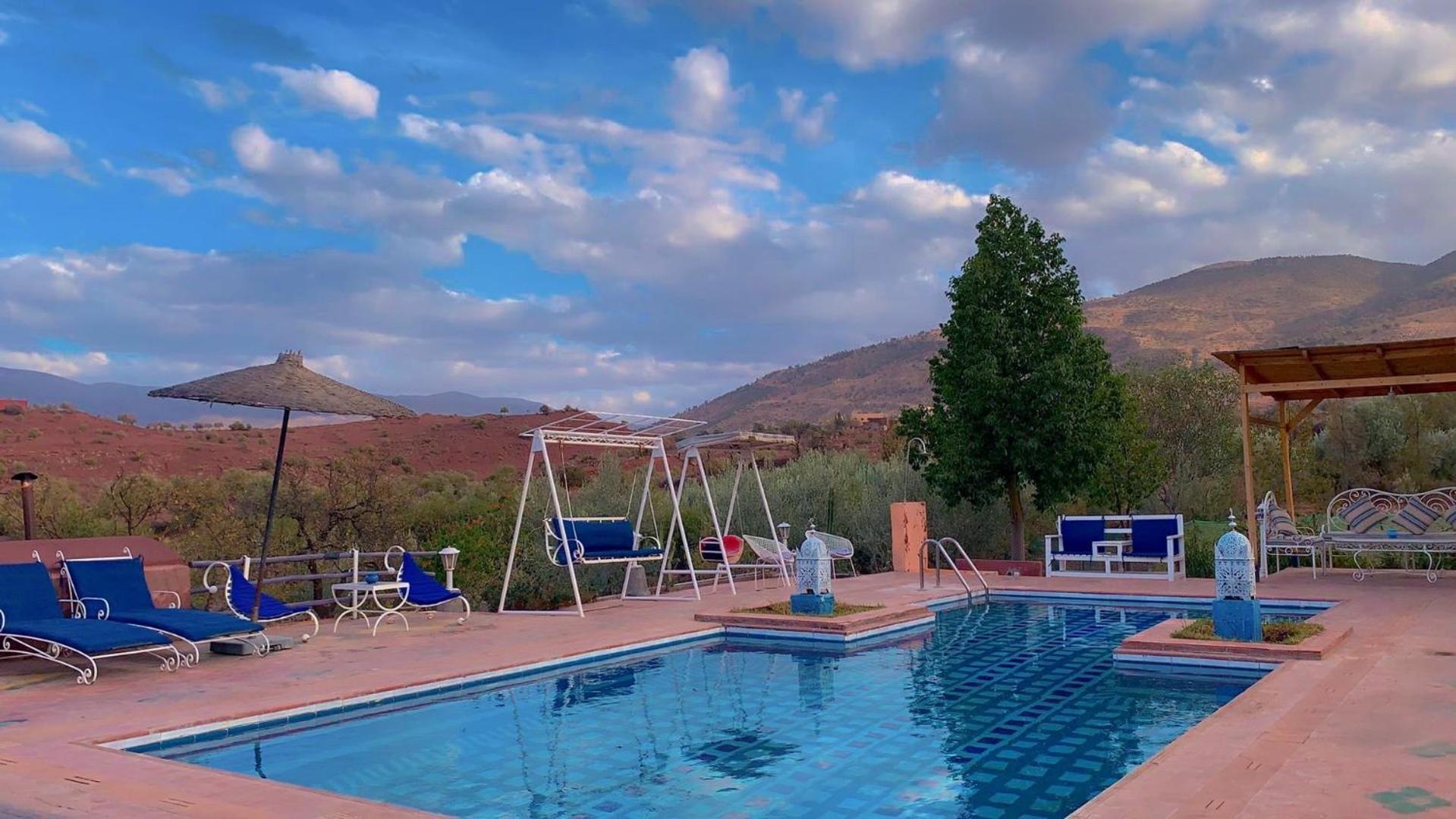 Hotel Les Jardins Yasmina Bin El-Ouidane Exteriér fotografie