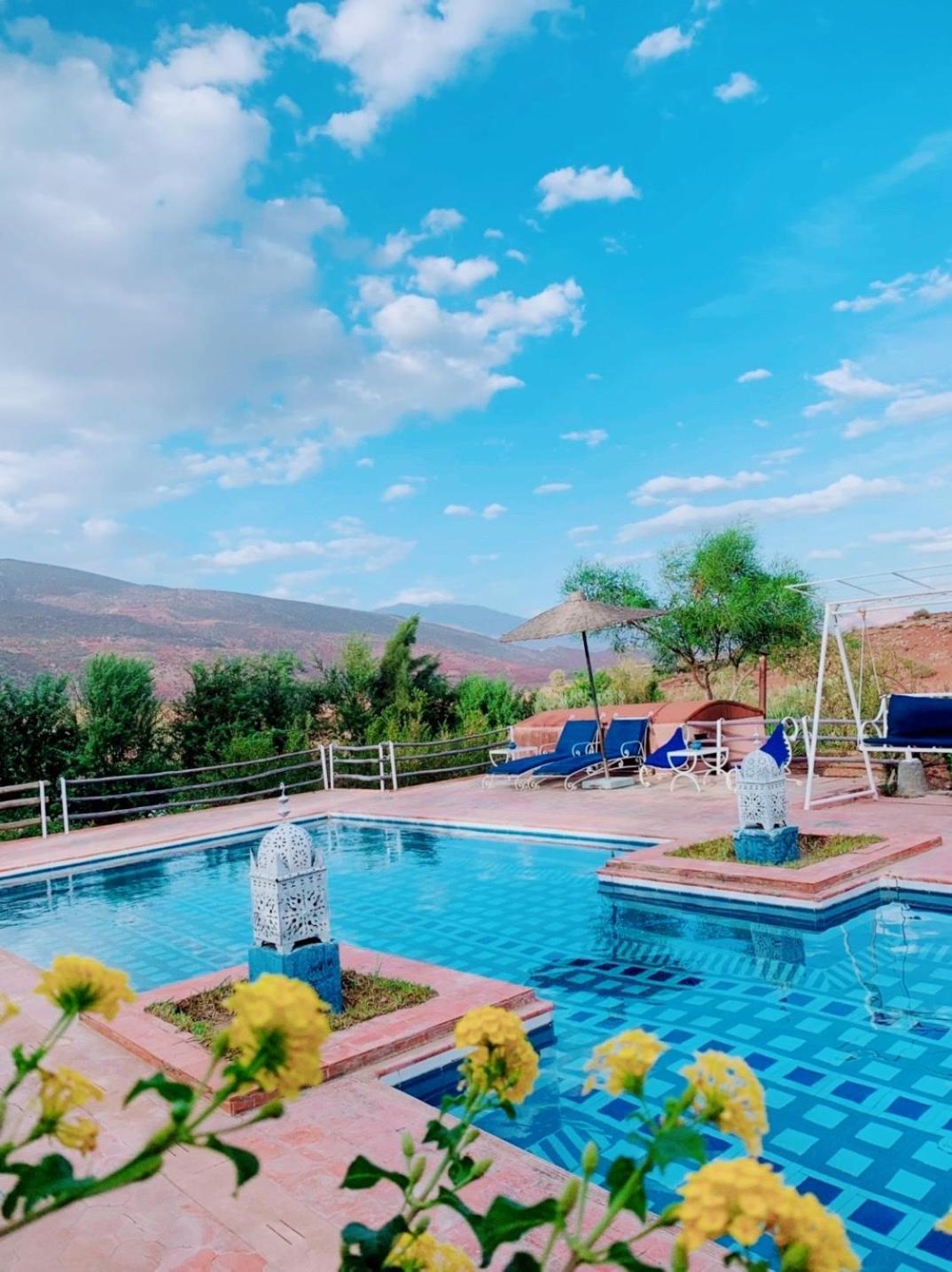 Hotel Les Jardins Yasmina Bin El-Ouidane Exteriér fotografie